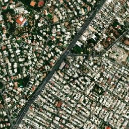 Néo Psychikó map(satellite map)