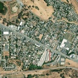Vine Hill map(satellite map)