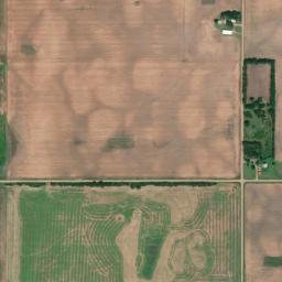 Satellite view of Quivira, the city Coronado crossed Kansas for