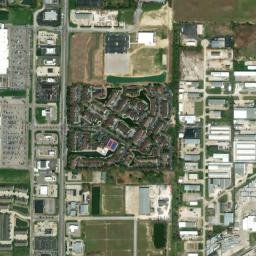 2706-2832 Winding Creek Lane, Evansville, IN High Resolution Satellite Map