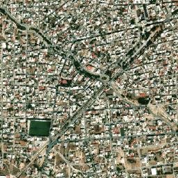 Mégara map(satellite map)