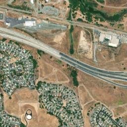 Newlove California High Resolution Satellite Map