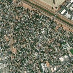 August California High Resolution Satellite Map