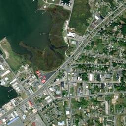 Crisfield map(satellite map)