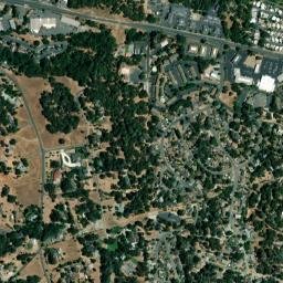 Mono Village California High Resolution Satellite Map