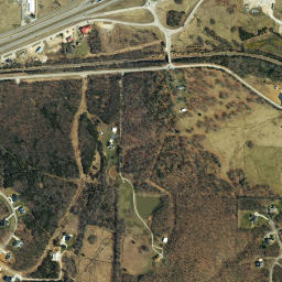 Hy Point Industrial Drive & Interstate 44 High Resolution Satellite Map