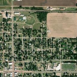 101-151 East Broadway Street, Stafford, KS High Resolution Satellite Map