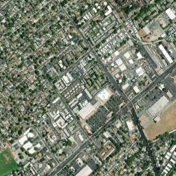 Four Corners California High Resolution Satellite Map