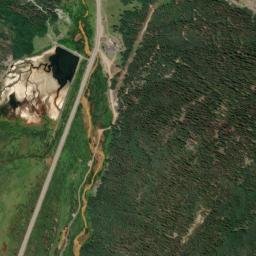 Million Dollar Highway, Uncompahgre National Forest High Resolution Satellite Map