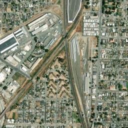 Triangle Court California High Resolution Satellite Map