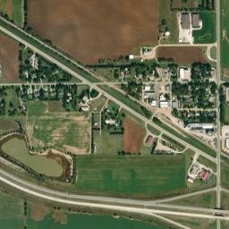 9887 South Yoder Road, Haven, KS High Resolution Satellite Map