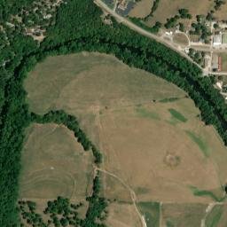Hickory County map(satellite map)
