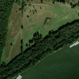 Satellite view of Angel Mounds