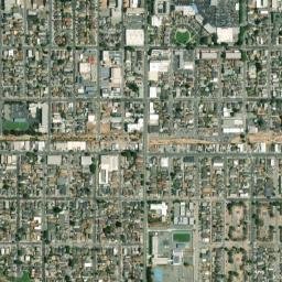 Nystrom Village California High Resolution Satellite Map