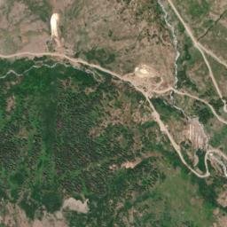 Animas Forks Colorado High Resolution Satellite Map