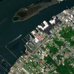 Chincoteague map(satellite map)