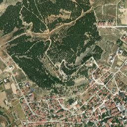 Dazkırı map(satellite map)
