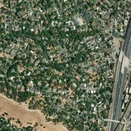 Acalanes Ridge map(satellite map)