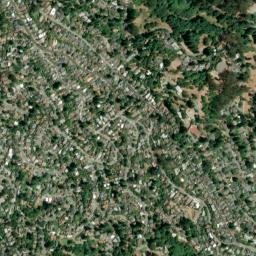 Cragmont California High Resolution Satellite Map