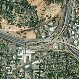 Sacanap California High Resolution Satellite Map