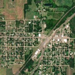 Howard St Arlington Kansas High Resolution Satellite Map