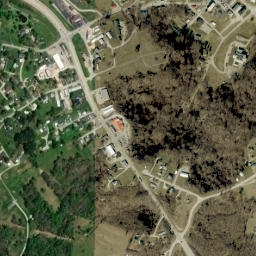 Hawesville map(satellite map)