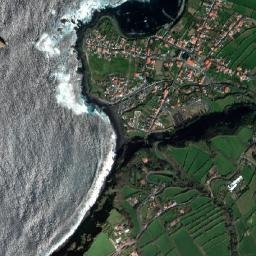 Mosteiros map(satellite map)