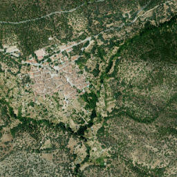 Linares de la Sierra map(satellite map)