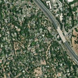 Walnut Heights California High Resolution Satellite Map