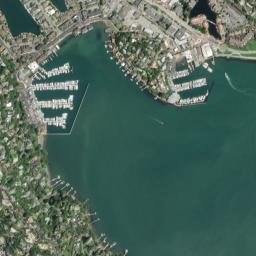 Tiburon map(satellite map)