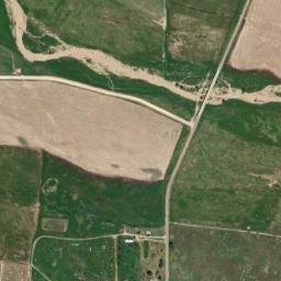 6000-6300 S Pierceville Rd, Pierceville, KS High Resolution Satellite Map