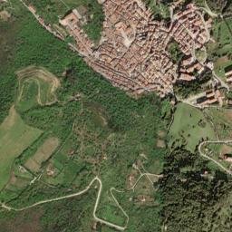 Mezzojuso map(satellite map)