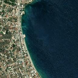 Loutrá Oraías Elénis map(satellite map)