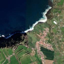 Fenais da Ajuda map(satellite map)