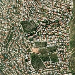 Voúla map(satellite map)