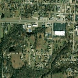 100-198 North Perkins Street, Nevada, MO High Resolution Satellite Map