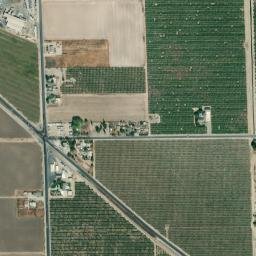 Five Corners California High Resolution Satellite Map