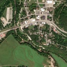 Pulaski County map(satellite map)