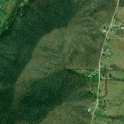 Powell County map(satellite map)