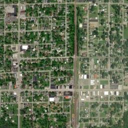 Johnston City map(satellite map)