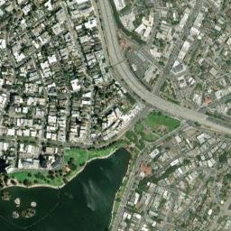 Grand Lake California High Resolution Satellite Map