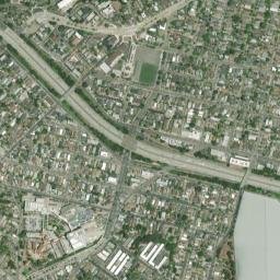 Highland Park California High Resolution Satellite Map