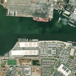 230 Mosley Ave Alameda, California High Resolution Satellite Map