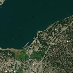 June Lake California High Resolution Satellite Map