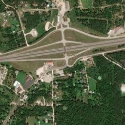 Missouri 17 & Highway 66 & Interstate 44 High Resolution Satellite Map