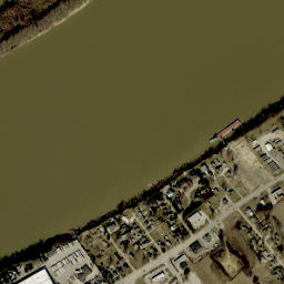 KY-144 Owensboro Kentucky High Resolution Satellite Map