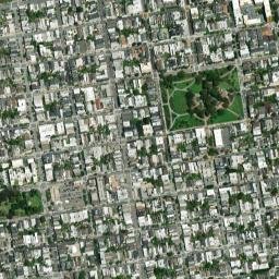 City and County of San Francisco map(satellite map)