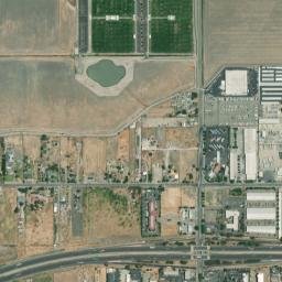Robert T. Monagan Freeway, Tracy, CA  High Resolution Satellite Map