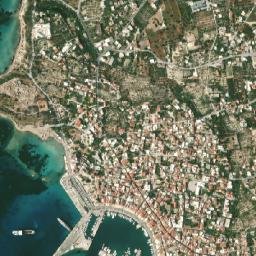 Aegina map(satellite map)