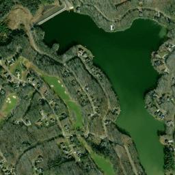 Satellite view of The Resort at Glade Springs Woodhaven Course